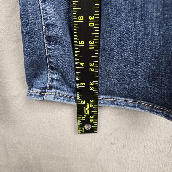 American Eagle Kick Boot Jeans Womens 10 Long Blue Stretch Medium Wash Denim - Picture 12 of 12